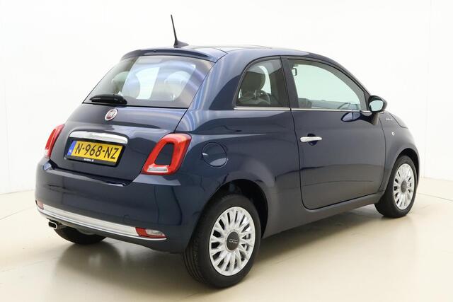 Fiat 500 1.0 Hybrid Dolcevita | Climate control | Panoramadak | Lichtmetalen velgen | Navigatie via Carplay | Cruise control | Bluetooth | Parkeersensoren achter