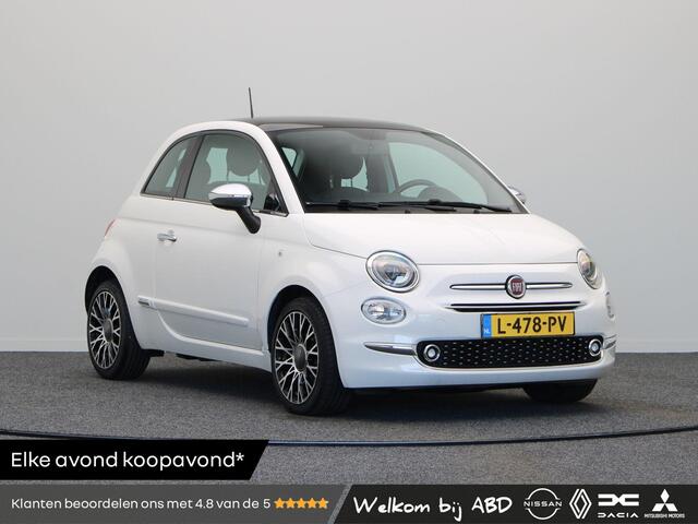 Fiat 500 1.0 Hybrid Rockstar | Panoramadak | Climate Control | Navigatie | Cruise control | Parkeersensoren achter |