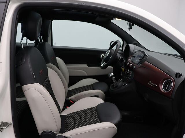 Fiat 500 1.0 Hybrid Rockstar | Panoramadak | Climate Control | Navigatie | Cruise control | Parkeersensoren achter |