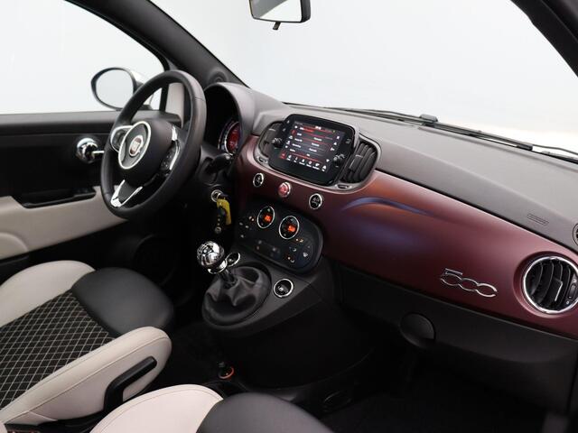 Fiat 500 1.0 Hybrid Rockstar | Panoramadak | Climate Control | Navigatie | Cruise control | Parkeersensoren achter |