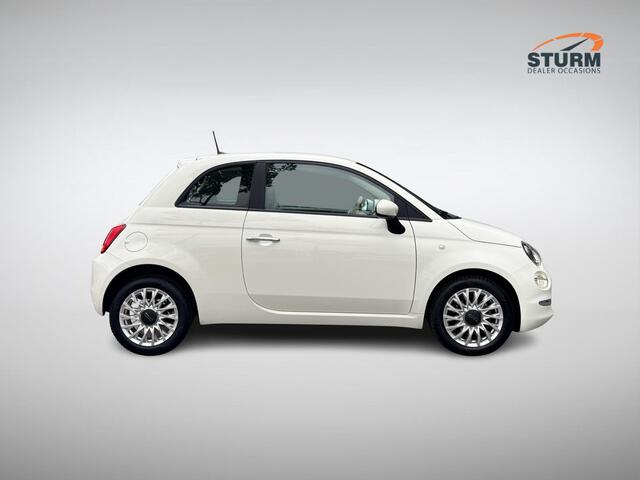 Fiat 500 1.0 Hybrid Lounge | Cruise Control | Airco | Apple Carplay/Android Auto | Bluetooth Tel. | Elek. Ramen + Spiegels | Rijklaarprijs!