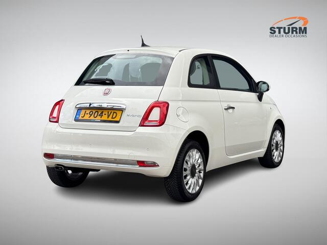 Fiat 500 1.0 Hybrid Lounge | Cruise Control | Airco | Apple Carplay/Android Auto | Bluetooth Tel. | Elek. Ramen + Spiegels | Rijklaarprijs!