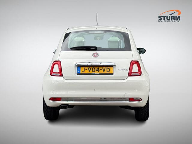 Fiat 500 1.0 Hybrid Lounge | Cruise Control | Airco | Apple Carplay/Android Auto | Bluetooth Tel. | Elek. Ramen + Spiegels | Rijklaarprijs!