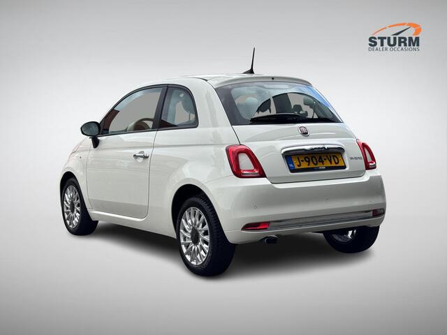 Fiat 500 1.0 Hybrid Lounge | Cruise Control | Airco | Apple Carplay/Android Auto | Bluetooth Tel. | Elek. Ramen + Spiegels | Rijklaarprijs!