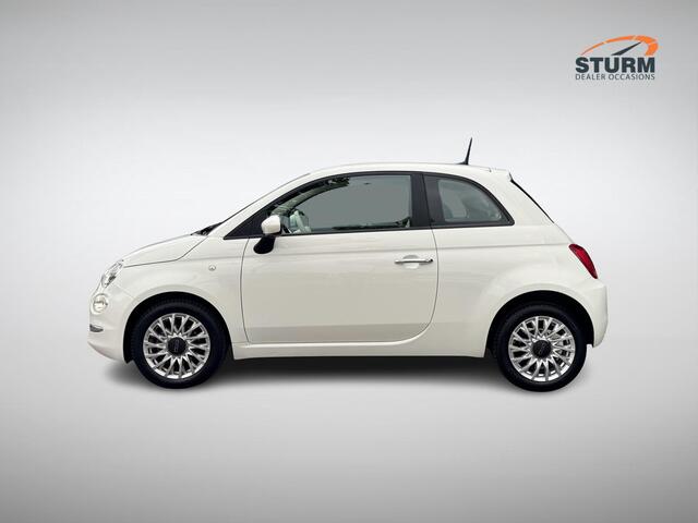 Fiat 500 1.0 Hybrid Lounge | Cruise Control | Airco | Apple Carplay/Android Auto | Bluetooth Tel. | Elek. Ramen + Spiegels | Rijklaarprijs!