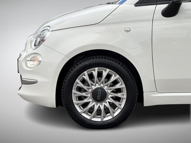 Fiat 500 1.0 Hybrid Lounge | Cruise Control | Airco | Apple Carplay/Android Auto | Bluetooth Tel. | Elek. Ramen + Spiegels | Rijklaarprijs!