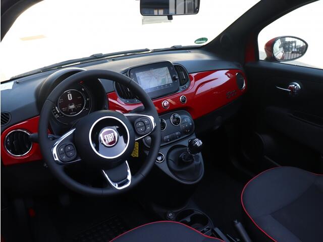 Fiat 500 1.0 Hybrid 70 PK RED | Navi | Carplay | Clima | Pano | 16"
