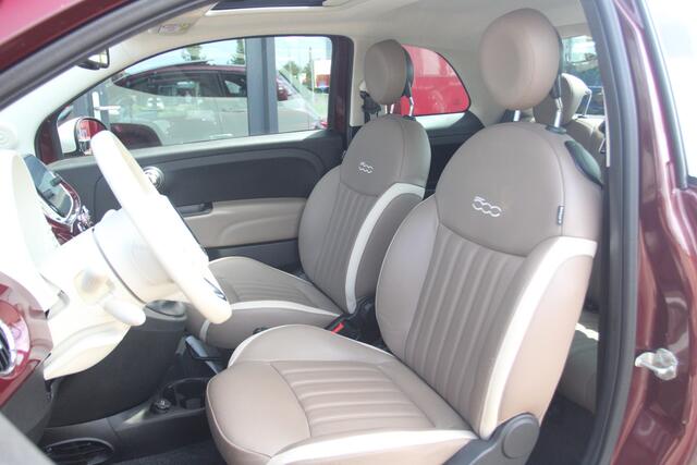 Fiat 500 1.2 Lounge 4 cilinder | Xenon | Leren bekleding | Elec.schuif\kanteldak