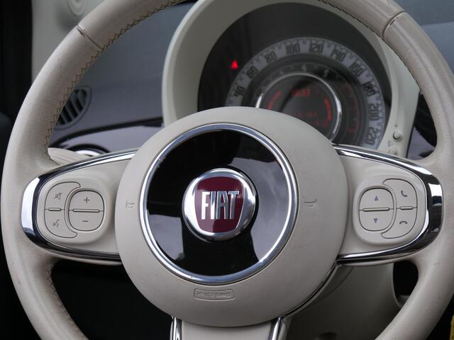 Fiat 500 TWINAIR 80PK LOUNGE/ SCHUIFDAK/ LEER/ NAVI