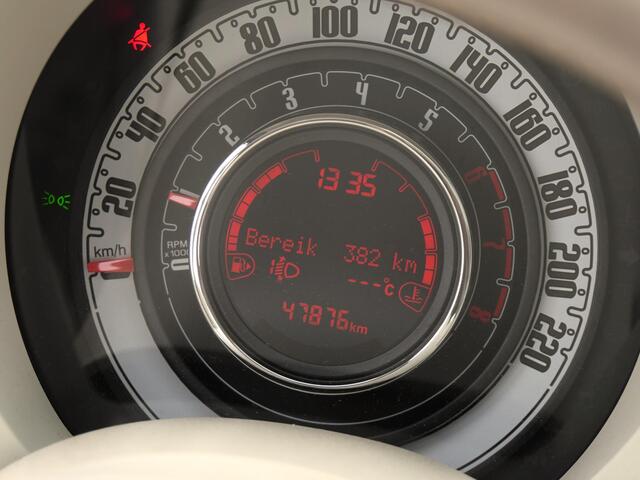 Fiat 500 TWINAIR 80PK LOUNGE/ SCHUIFDAK/ LEER/ NAVI