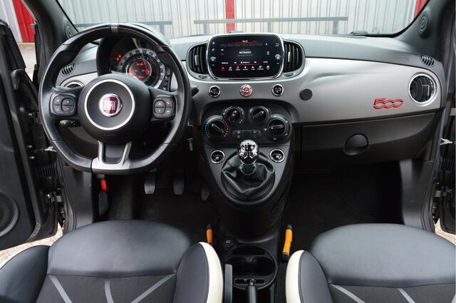 Fiat 500 0.9 TwinAir Turbo Sport O.a: Cruise, Airco, Radio, UConnect, Antr. Hemel, Rijklaar, Etc. All-in prijs!