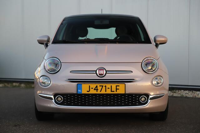 Fiat 500 1.0 Hybrid Star Bianco Stella Licht Roze Panoramadak 15 inch LMV Carplay Navigatie Airco Cruise Control