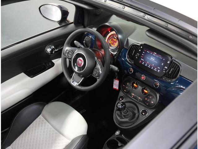 Fiat 500 1.0 70PK Hybrid Sport | AppleCarplay/AndroidAuto | Climate Control | Xenon Koplampen | Vouwdak | Cruise Control | DAB Ontvanger | Start/Stop Systeem | 16" Lichtmetalen Velgen | Isofix | Parkeersensoren |