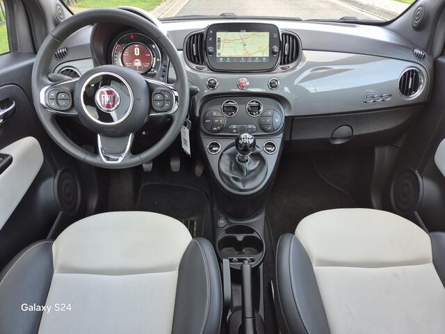 Fiat 500 Dolsevita / Navigatie Hybride. Panoramadak
