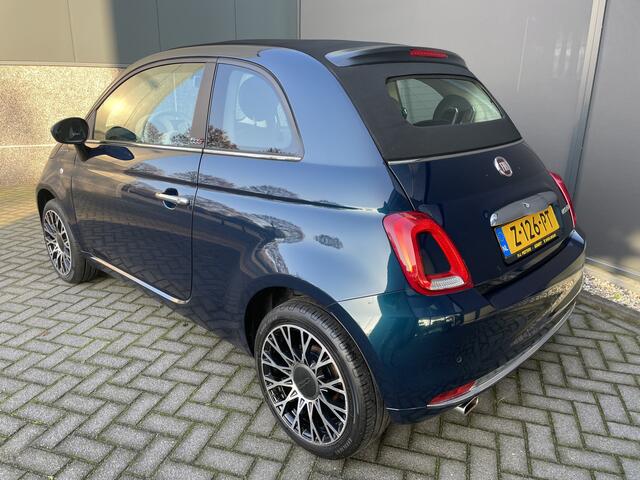 Fiat 500 1.0 Hybrid Airco - Cruise control - Parkeersensoren achter - Open dak - Bluetooth - Navigatiesysteem - Mistlampen voor - Stuur multifunctioneel - Elektrische ramen voor - Stuur leder - Licht metalen vel