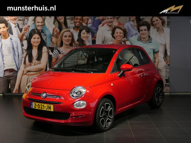 Fiat 500 1.0 Hybrid Club - Occasion Lease vanaf ¤349 p/m - Cruise - bluetooth - Apple carplay / Android auto