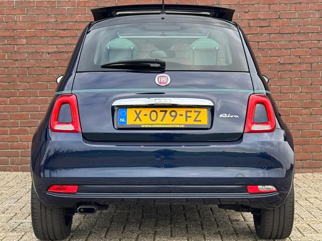 Fiat 500 0.9 TwinAir Turbo RIVA | LEDER | PANODAK | CRUISE!