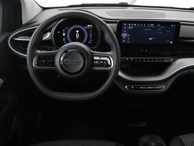 Fiat 500 3+1 Icon 42kWh | 3 Fase | Stoelverwarming | Camera | Carplay | Navigatie | Cruise control | Climate control | Bluetooth