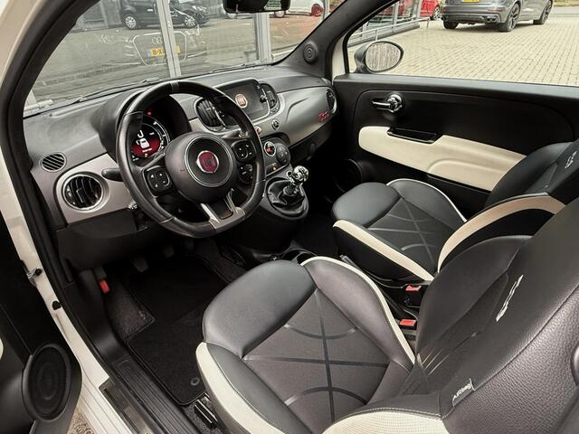 Fiat 500 1.2 *!* SPORT *!* NAVIGATIE/ LEDER/ CRUISE/ SPORTSTOELEN *!*