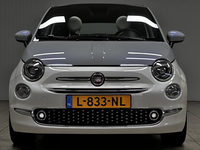 Fiat 500 1.0 Hybrid Cult Cabrio! /15"LMV /DAB+! /Half-Leder /Navi /Climat /Cruise /Elek. pakket /Bluetooth /Regensensor /Isofix /LED Dagrijverl. /Mistlampen /PDC.