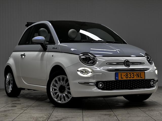 Fiat 500 1.0 Hybrid Cult Cabrio! /15"LMV /DAB+! /Half-Leder /Navi /Climat /Cruise /Elek. pakket /Bluetooth /Regensensor /Isofix /LED Dagrijverl. /Mistlampen /PDC.