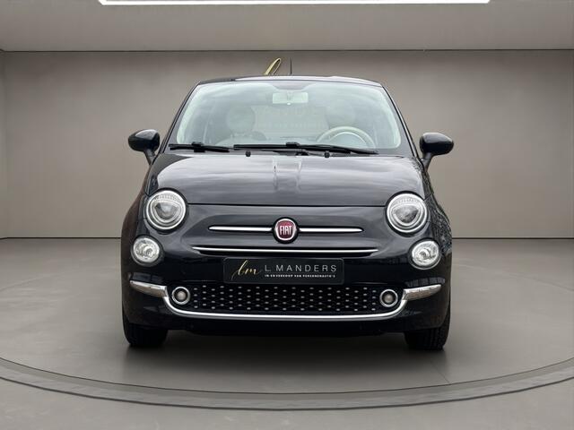 Fiat 500 1.2 Lounge 2017 ZWART | Panoramadak | Apple CarPlay | Benzine |