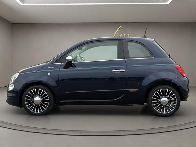 Fiat 500 0.9 TwinAir T Riva 2017 BLAUW | Schuifdak | Display | Benzine
