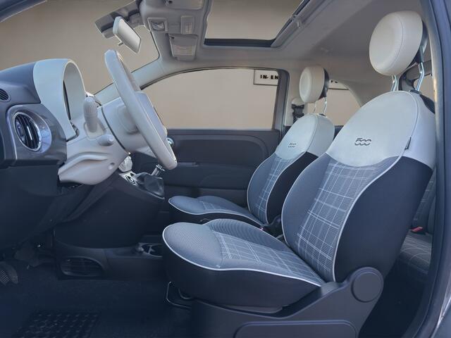 Fiat 500 0.9 TwinAir Turbo Lounge 2019 GRIJS | Schuifdak | Airco | Naviga