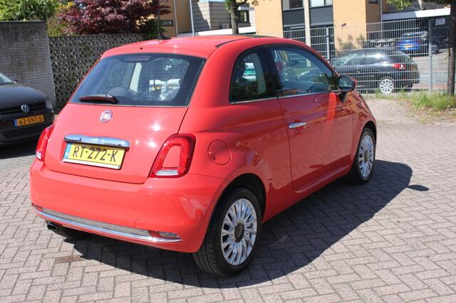 Fiat 500 0.9 TwinAir T Lounge, automaat, navigatie.