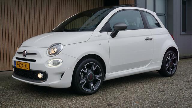 Fiat 500 1.0 70pk 3Drs Hybrid Sport Schuif/kantel Panoramadak Sportstoelen 16inch LM Virtual *NL auto* 40842km!