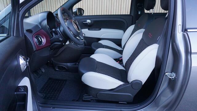 Fiat 500 1.0 70pk Hybrid Star Pano.Dak Virtual Cruise Control Sportstoelen H-Leder 33348km *NL auto*