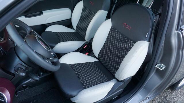 Fiat 500 1.0 70pk Hybrid Star Pano.Dak Virtual Cruise Control Sportstoelen H-Leder 33348km *NL auto*