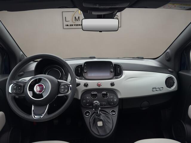 Fiat 500 1.2 Lounge 2019 BLAUW | Schuifdak | Apple CarPlay