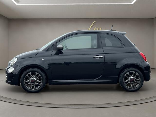 Fiat 500 0.9 TwinAir Turbo Sport 2019 ZWART | Apple CarPlay | Cruise Cont