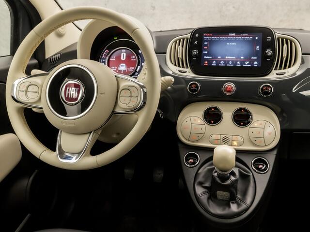 Fiat 500 1.0 Hybrid Sport (SCHUIFDAK, APPLE CARPLAY, VIRTUAL COCKPIT, CLIMATE, SPORTSTOELEN, GETINT GLAS, CRUISE, LEDER, NIEUWSTAAT)
