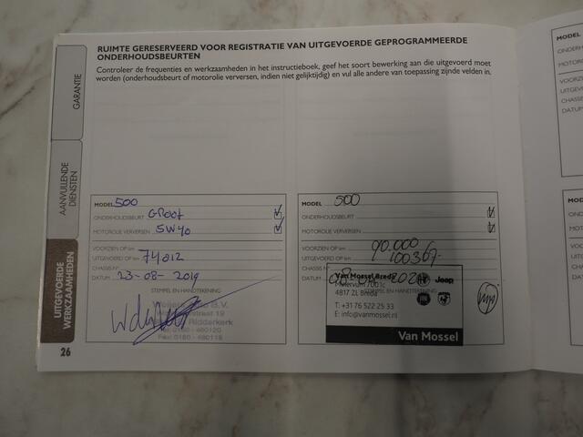 Fiat 500 1.2 Lounge | Panoramadak | Climate | Bluetooth | PDC