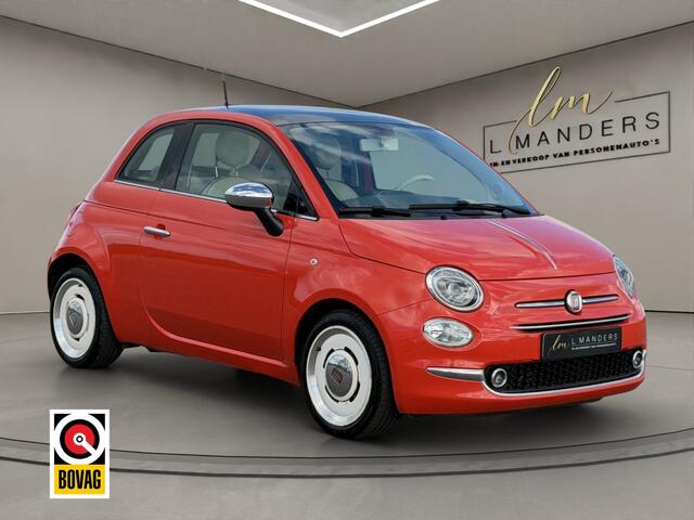 Fiat 500 0.9 TwinAir T Anniversario 2018 ORANJE | Panoramadak | Airco