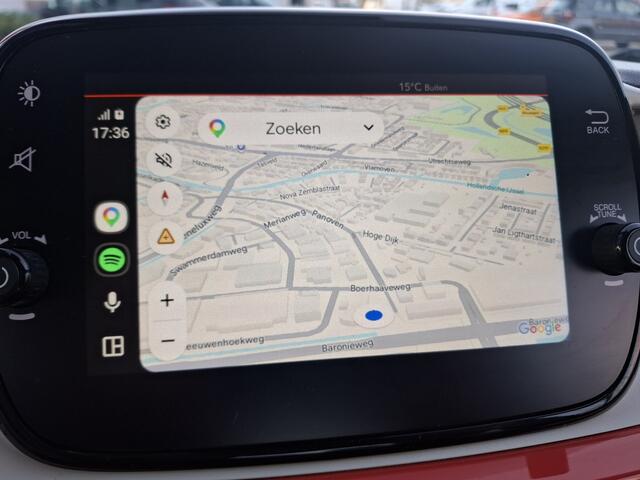 Fiat 500 1.2 Pop | Android Auto/Apple Carplay | Lichtmetalen Velgen 15" | Parkeersensoren Achter | Airco |