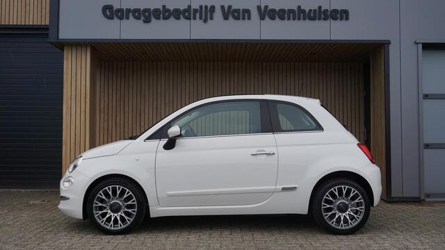 Fiat 500 0.9 TwinAir 80pk Turbo Lounge Pano.Dak 16inch LM Navi Airco *Sportief* NL auto!