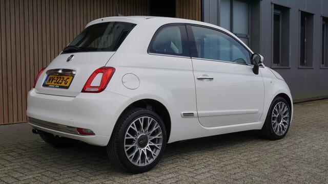 Fiat 500 0.9 TwinAir 80pk Turbo Lounge Pano.Dak 16inch LM Navi Airco *Sportief* NL auto!