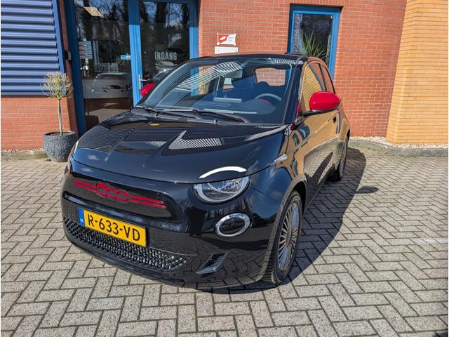 Fiat 500 RED 42 KWH, Stoelverw, Laneassist, Navi, Cruise