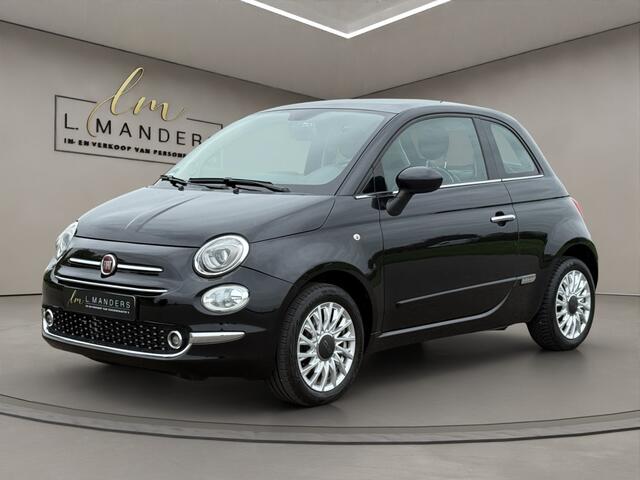 Fiat 500 1.2 Lounge 2019 ZWART | Panoramadak | Apple CarPlay | Benzine |