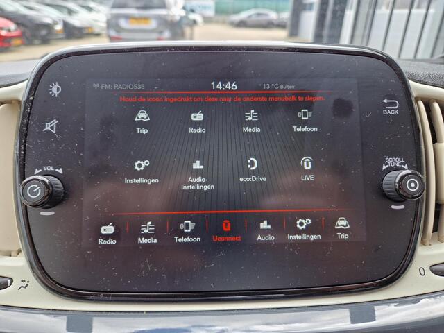 Fiat 500 1.0 Hybrid Lounge | Airco | Apple CarPlay / Android Auto navigatie | Bluetooth |