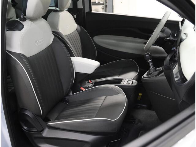 Fiat 500 1.0 Hybrid La Prima | Camera | Stoleverwarming | ClimateControl | Panoramadak | Keyless Start | CruiseControl | Navigatie | AppleCarPlay/AndroidAuto |