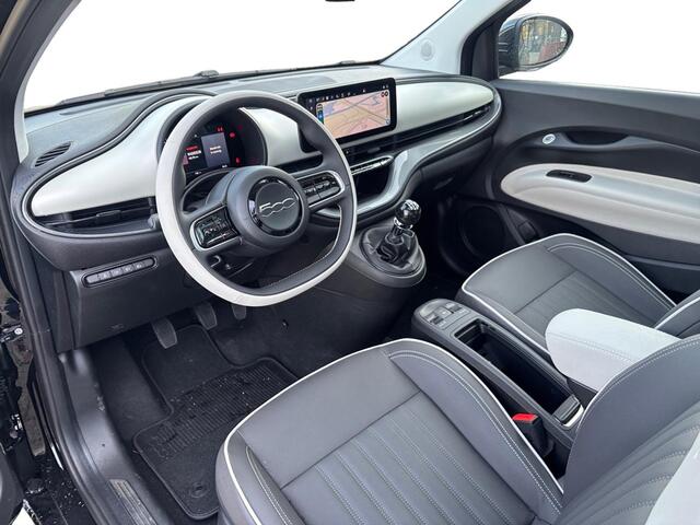 Fiat 500 1.0 Hybrid La Prima | 8 JAAR GARANTIE! | BEATS HIFI | PANODAK | CAMERA | STOELVERW. |