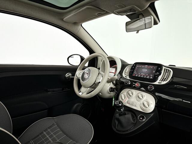 Fiat 500 1.0 Hybrid Lounge | Panoramadak | Parkeersensoren achter | Airco | Cruise control