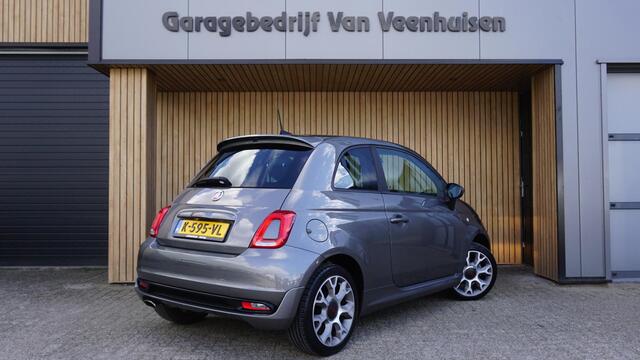 Fiat 500 1.2 69pk Sport Virtual Cockpit H-leder 16inch LM Clima Cruise Control 77030km!