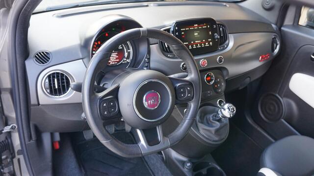 Fiat 500 1.2 69pk Sport Virtual Cockpit H-leder 16inch LM Clima Cruise Control 77030km!