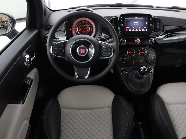 Fiat 500 1.0 Hybrid Dolcevita | Panoramadak | Half leder | Cruise control | Carplay | Climate control | Bluetooth | Lichtmetalen velgen