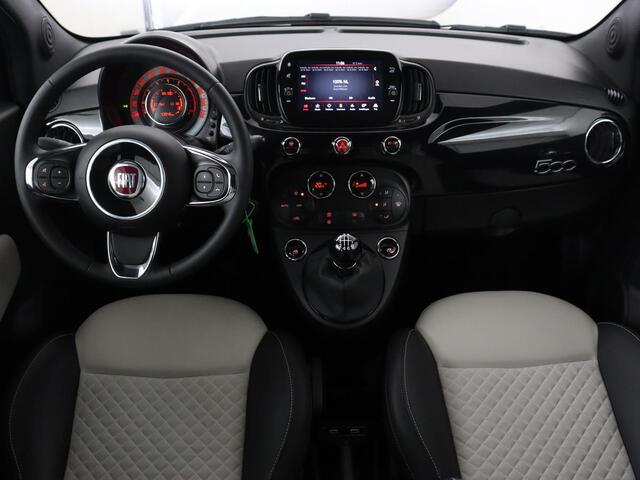 Fiat 500 1.0 Hybrid Dolcevita | Panoramadak | Half leder | Cruise control | Carplay | Climate control | Bluetooth | Lichtmetalen velgen